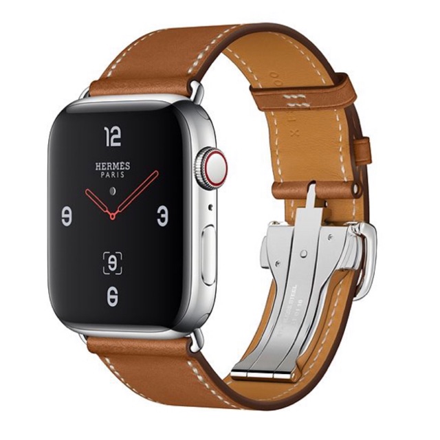 Dây Hermes khoá gập cho Apple Watch