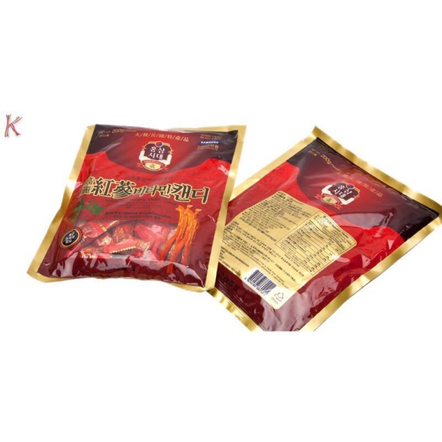 Combo 25 gói kẹo sâm Hàn