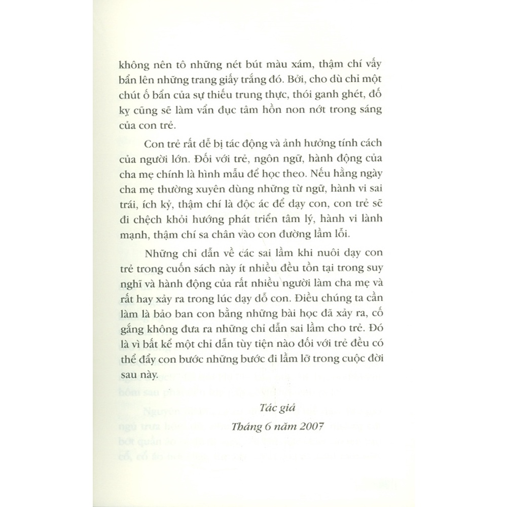 Sách - Cha Mẹ Làm Gì Để Tránh Ảnh Hưởng Tiêu Cực Đến Con?