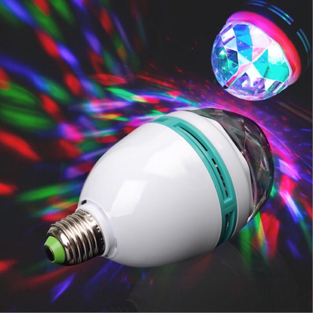 Đèn xoay led vũ trường 7 màu