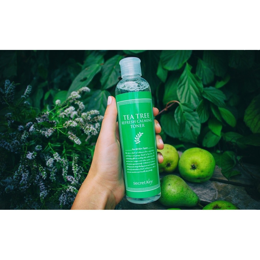 Nước hoa hồng Làm Dịu Da Cho Da Dầu Mụn Secret Key TeaTree Refresh Calming Toner 248ml - HAFA BEAUTY