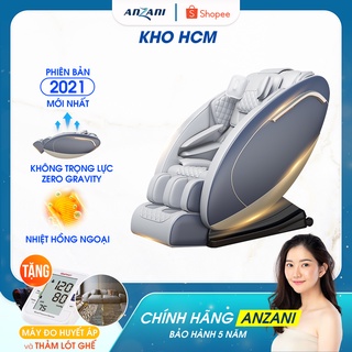 Ghế massage toàn thân Anzani JD S1, máy mát xa trị liệu hồng ngoại 5 vùng công nghệ Nhật bảo hành 5 năm