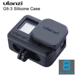 Ulanzi G8-3 Vlog case silicon cho GoPro 8/ Vỏ silicon Gopro 8 có cổng sạc