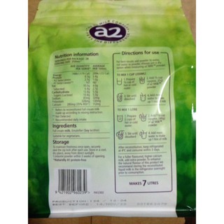 Sữa tươi dạng bột A2 loại 1kg