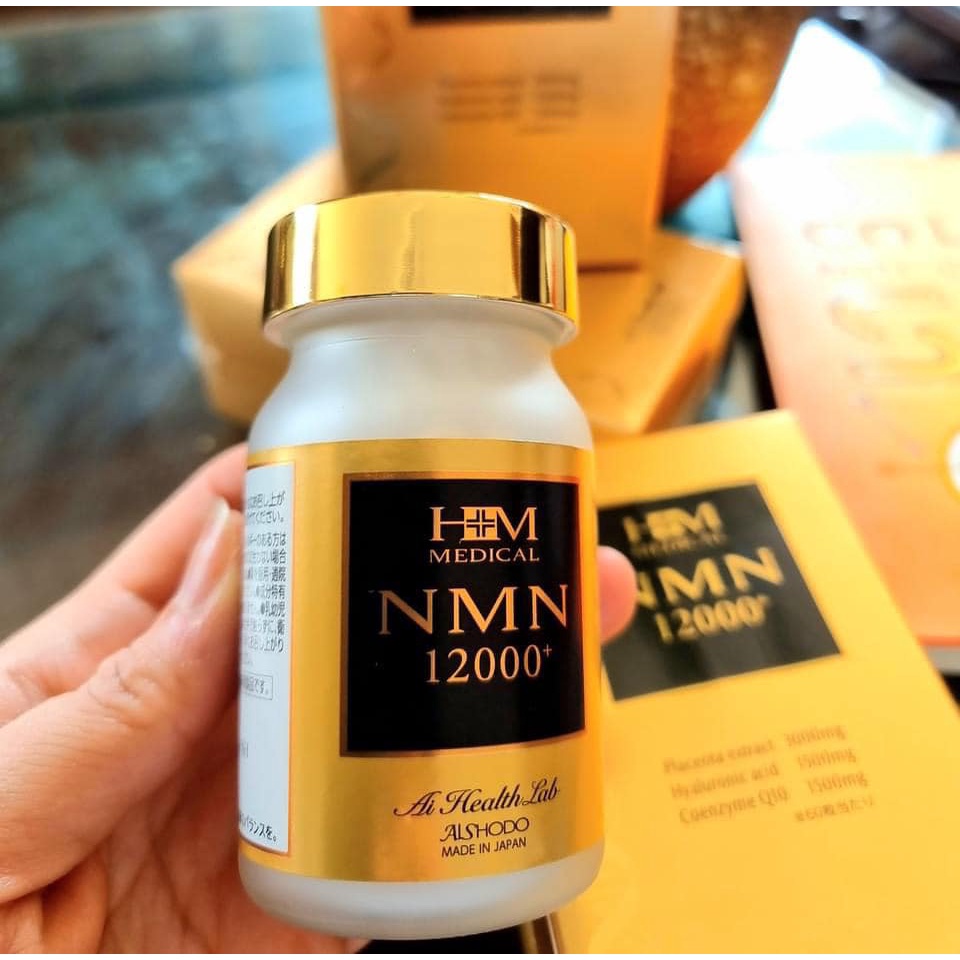 Viên uống Aishodo NMN 12000 - Viên trẻ hóa và chống lão hóa toàn diện