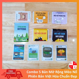 [Mã TOYFSS4 giảm 15k] Combo 5 Bản Mèo Nổ Mở Rộng Việt Hóa Chuẩn Đẹp