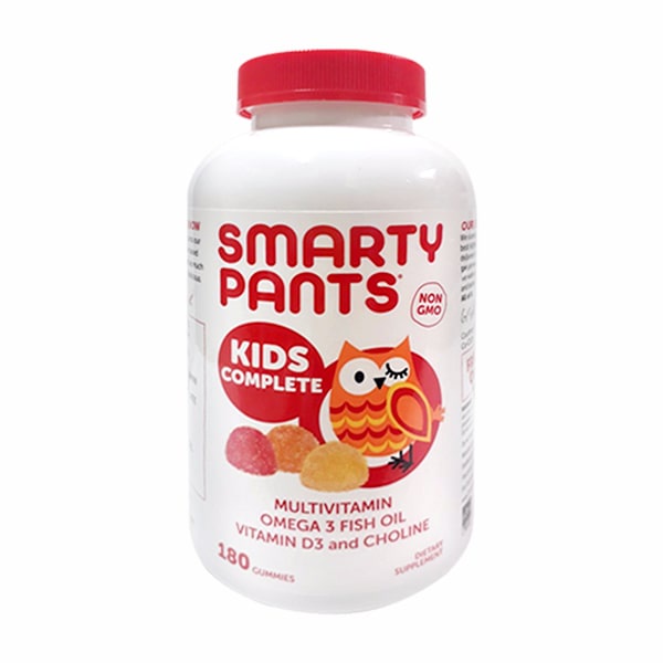 KẸO DẺO SMARTY PANTS KID VITAMIN 180 viên Mỹ date 1.2025