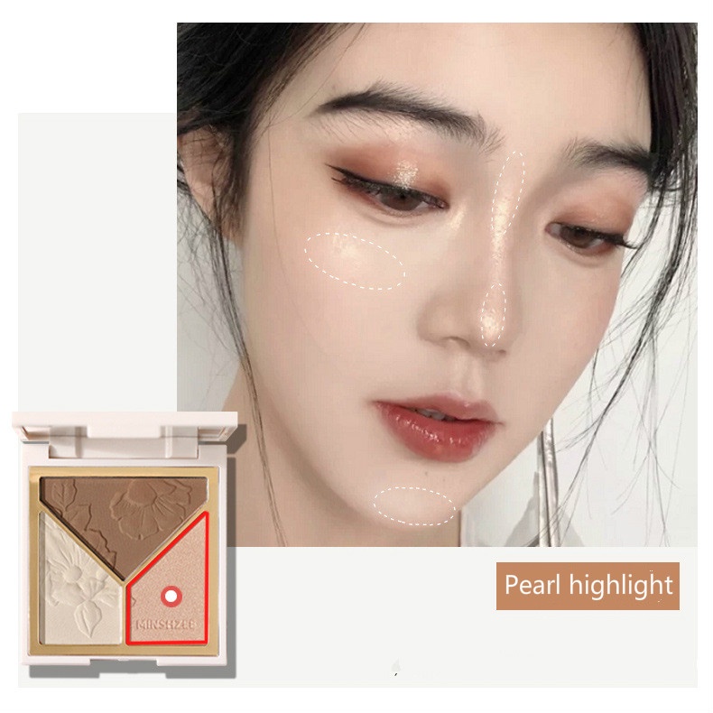 Bảng phấn mắt/phấn tạo khối/bắt sáng/má hồng màu lì/kim tuyến lấp lánh