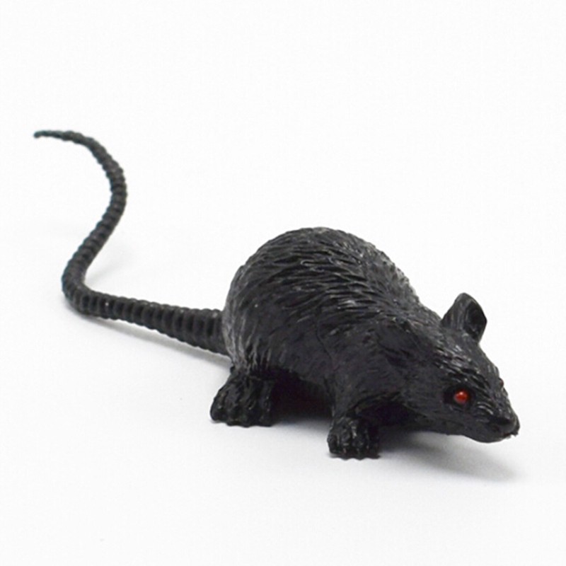 Bộ 10 con chuột nhựa dùng trong trang trí Halloween shopee. vn|mochi04