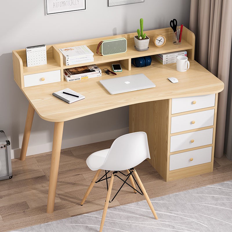 Giá sách cho trẻ eBàn máy tính Bắc Âu đơn giản tủ sách kết hợp phòng ngủ ghế gia đình học sinh