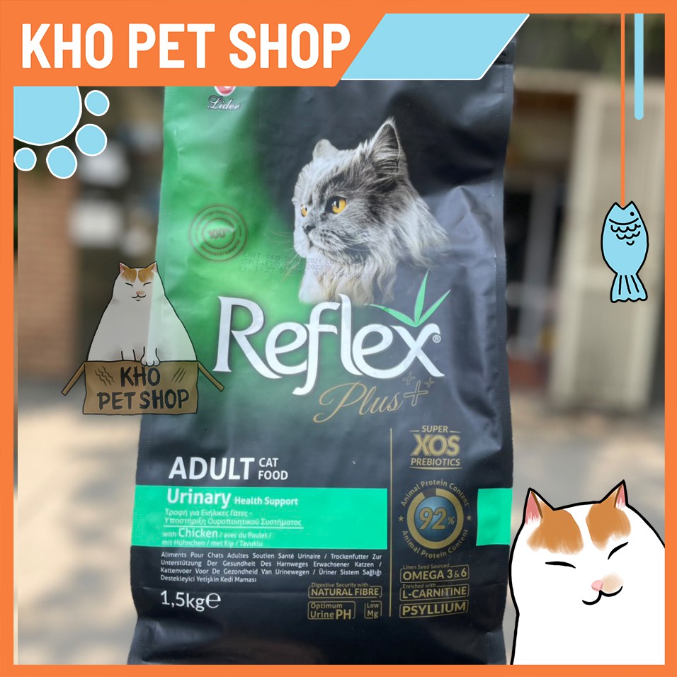 Thức ăn Reflex Urinary hỗ trợ tiết niệu cho mèo trưởng thành túi 1.5 kg