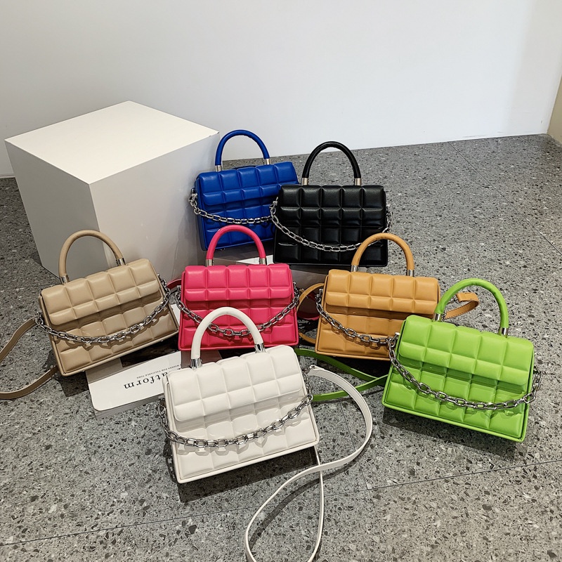 Túi Đeo Chéo Hình Vuông Nhỏ Kẻ Sọc Ca Rô Thời Trang Mùa Hè Hàng Mới 2022 Cho Nữ