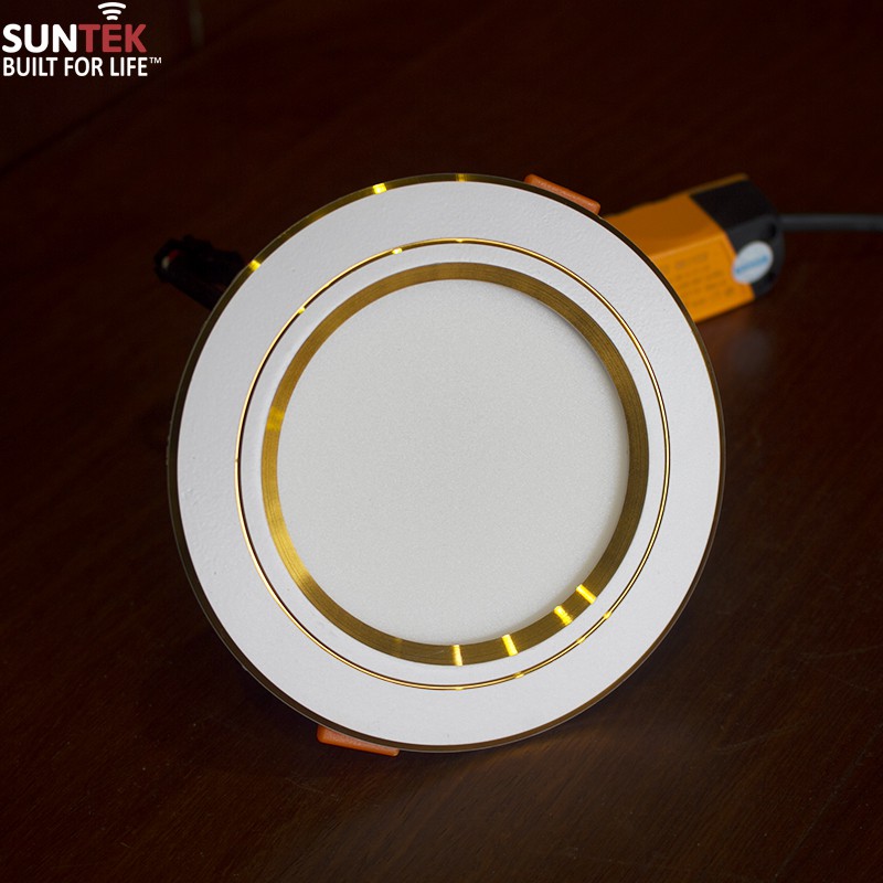 Đèn LED âm trần cao cấp 3 mầu SUNTEK 7W