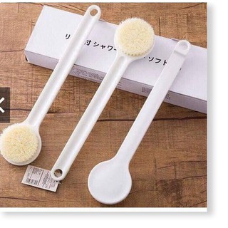 Cây bàn chải cọ lưng chà lưng Muji Nhật Bản