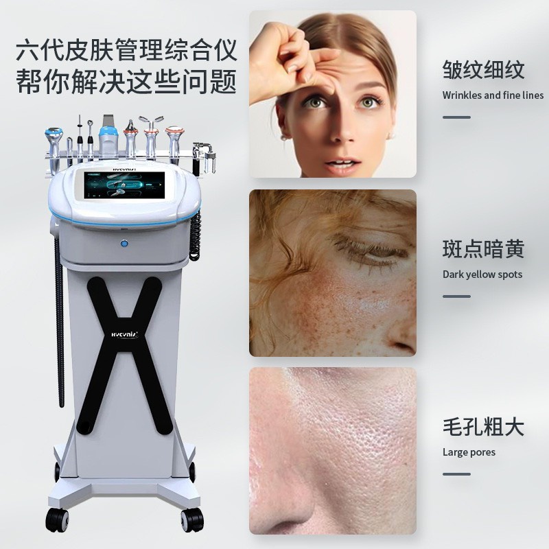 [Bảo Hành 24 Tháng] Máy Chăm Sóc Da 9in1 Aqua X Máy Chăm Sóc Da Spa Dùng Công Nghệ Aquaxkin Smart Plus.