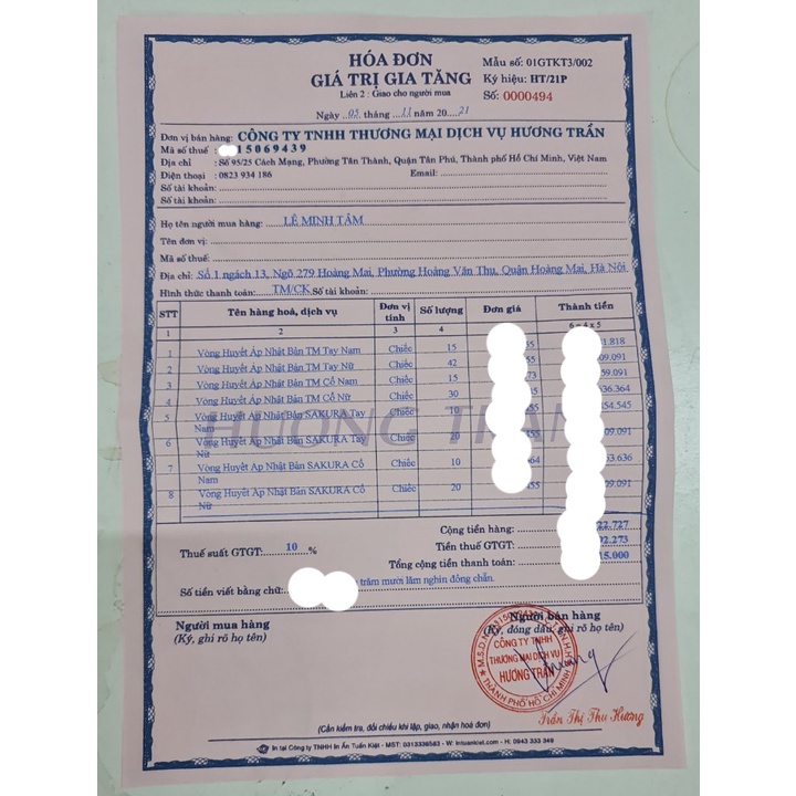 Vòng điều hoà huyết áp SAKURA nhật bản - Chính Hãng