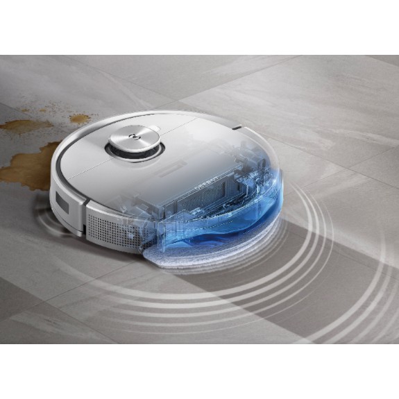 Robot hút bụi lau nhà Ecovacs Deebot T9 AIVI PLUS- Tự xử lý rác khi vể sạc- Robot Tỏa Hương Thơm Thông Minh Nhất 2021