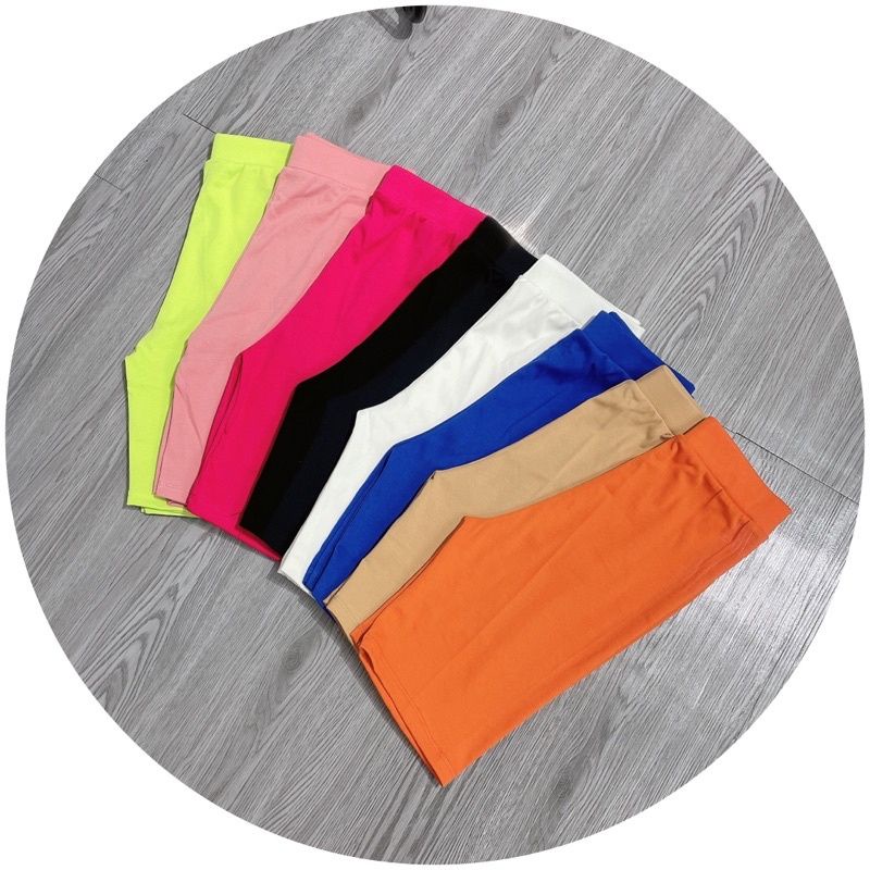 FASHIONISTA Quần ngố lửng, quần Gym Yoga legging đùi - borip cotton siêu co giãn - freesize dưới 58kg | BigBuy360 - bigbuy360.vn