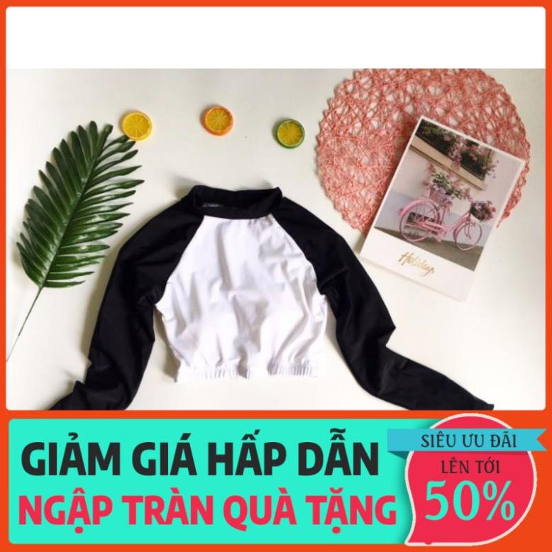 Áo bơi tay dài croptop *