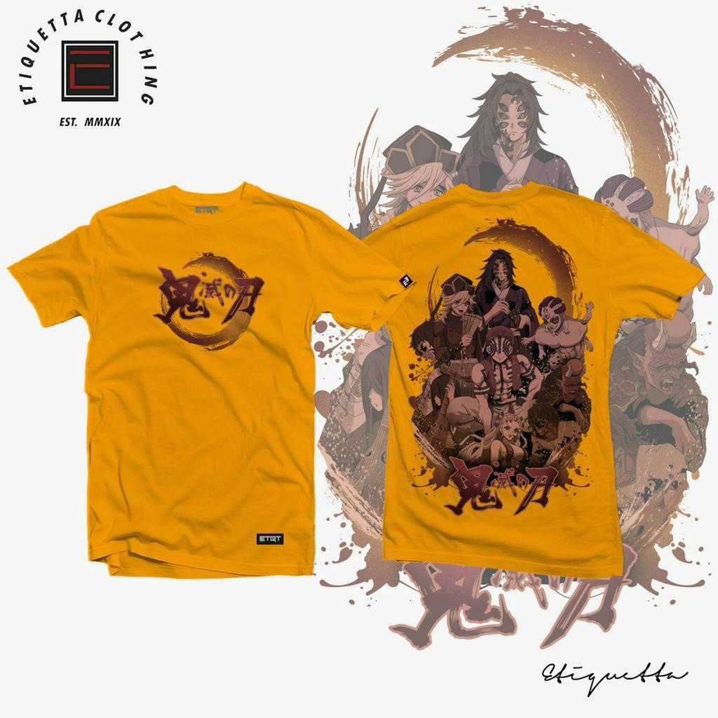 Áo Thun Tay Ngắn In Họa Tiết Hoạt Hình Demon Slayer Phong Cách Harajuku Thời Trang Cho Nam Và Nữ