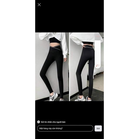 Quần legging nữ cạp lưng cao gen bụng mã 74