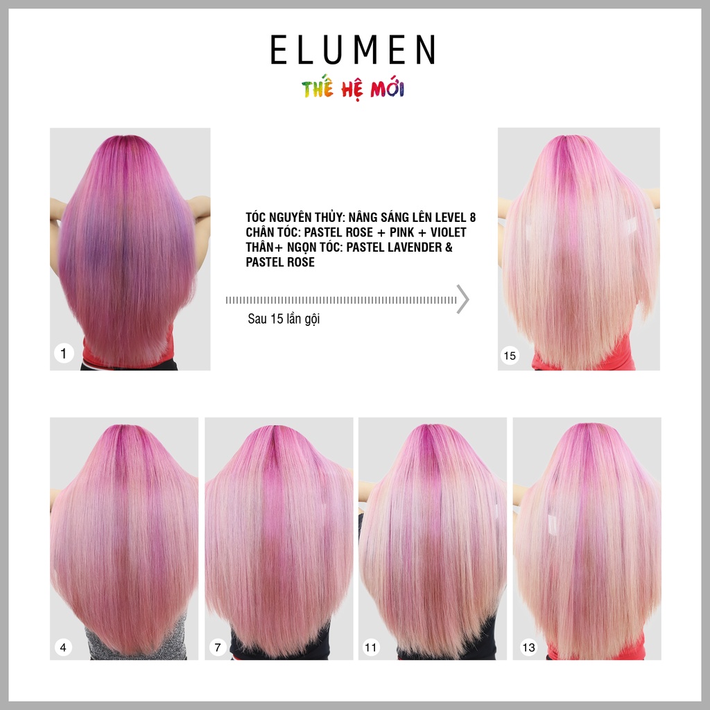 Màu nhuộm phủ bóng ELUMEN PLAY SEMI-PERMANENT HAIR COLOR - VIVID 120ml