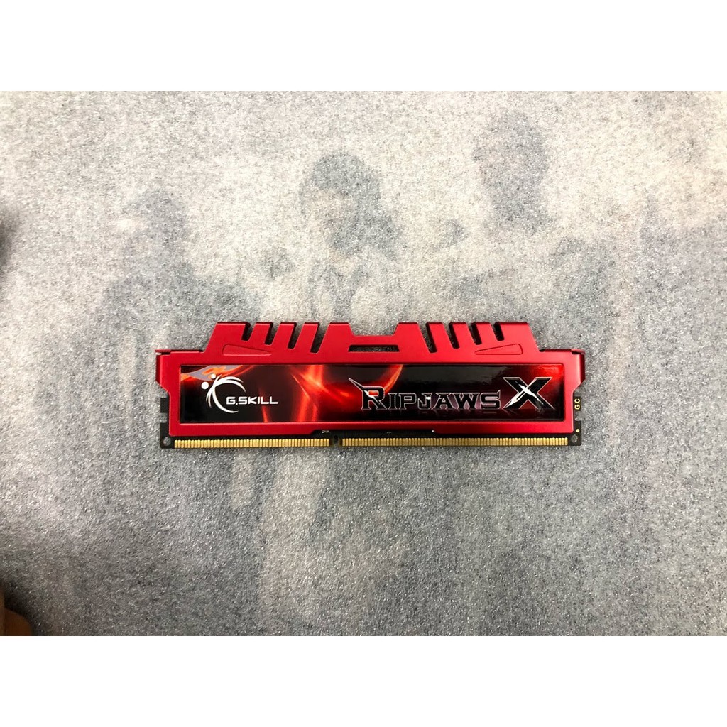 Ram 4Gb Bus 1600/ Bus 1866 Gskill RipJaws tản nhiệt thép màu đỏ - Hàng bóc máy
