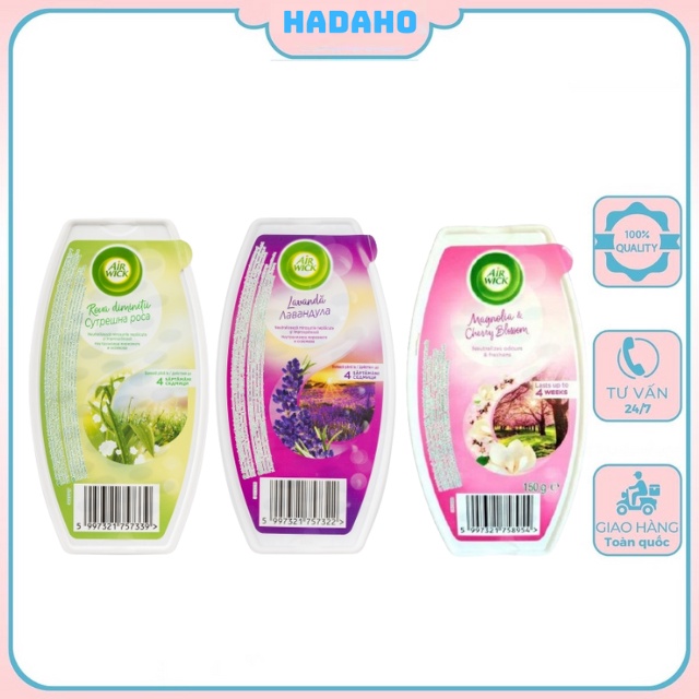 Gel Thơm Phòng Air Wick, gel làm mát không khí 150g - Châu Âu