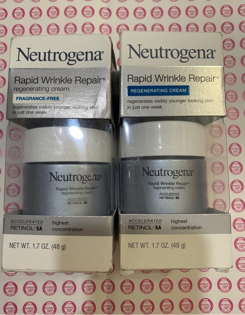 Kem Chống nhăn Neutrogena Rapid Wrinkle Repair Regenerating Cream