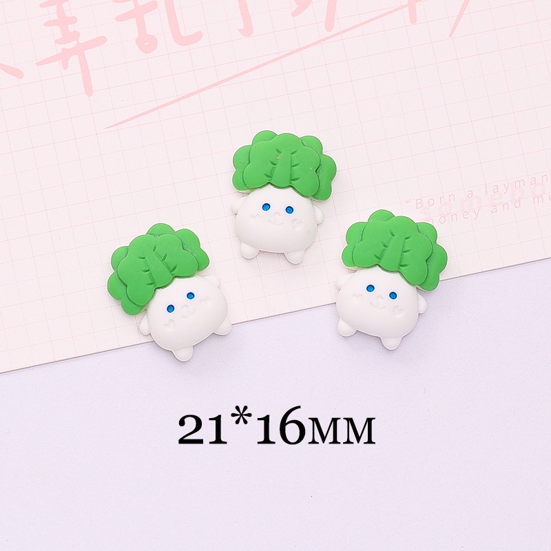 sticker dép crocs☁️Rau 1 Cái☁️Phụ Kiện Khóa Giày DIY Dễ Thương