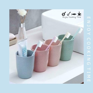 Cốc đánh răng uống nước lúa mạch an toàn sức khỏe