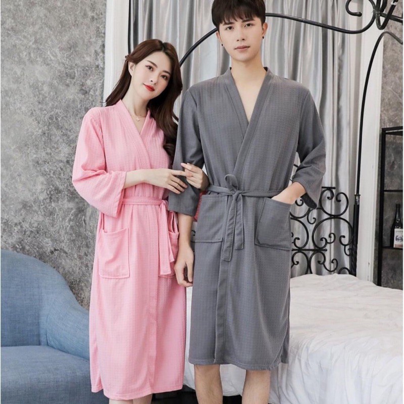 Áo choàng khách sạn, Spa, home stay, gia đình 100% cotton