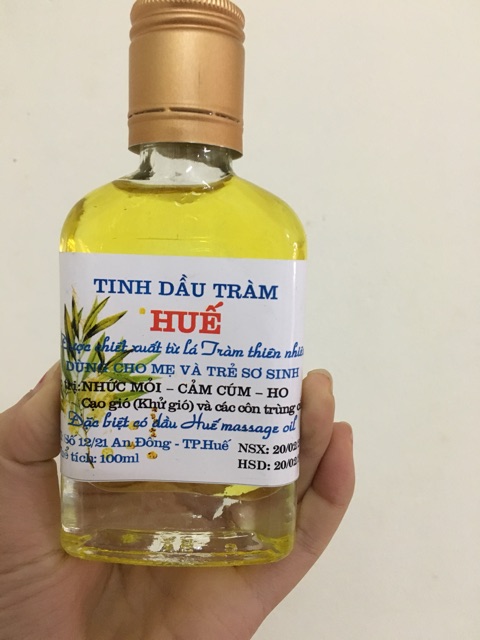 Shopee trợ giá 1 lọ tràm vàng Huế lọ 100ml