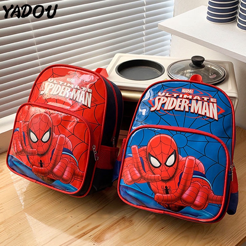 Balo đi học YADOU họa tiết người nhện thời trang độc đáo dành cho học sinh tiểu học