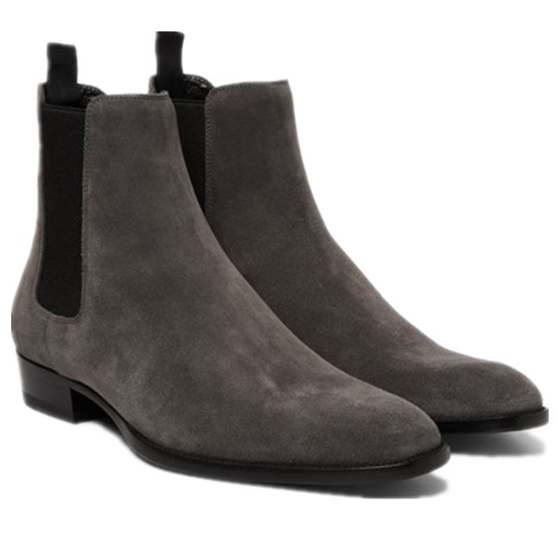 Chelsea boot da lộn  1:1