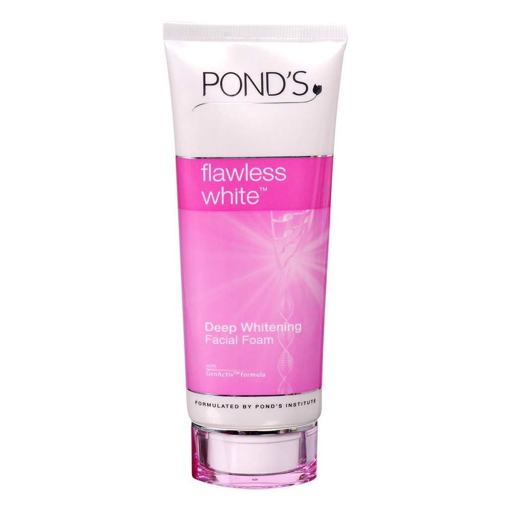 Sữa rửa mặt Pond's sáng da cao cấp flawless white lọ 100g