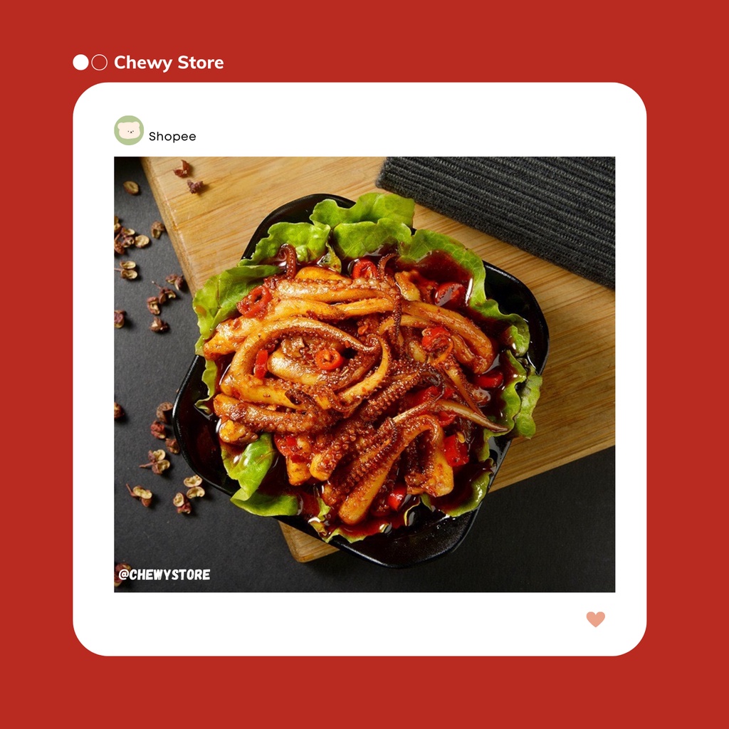 Mực xào cay Hồ Nam 12g - Râu mực xào cay Tứ Xuyên | BigBuy360 - bigbuy360.vn