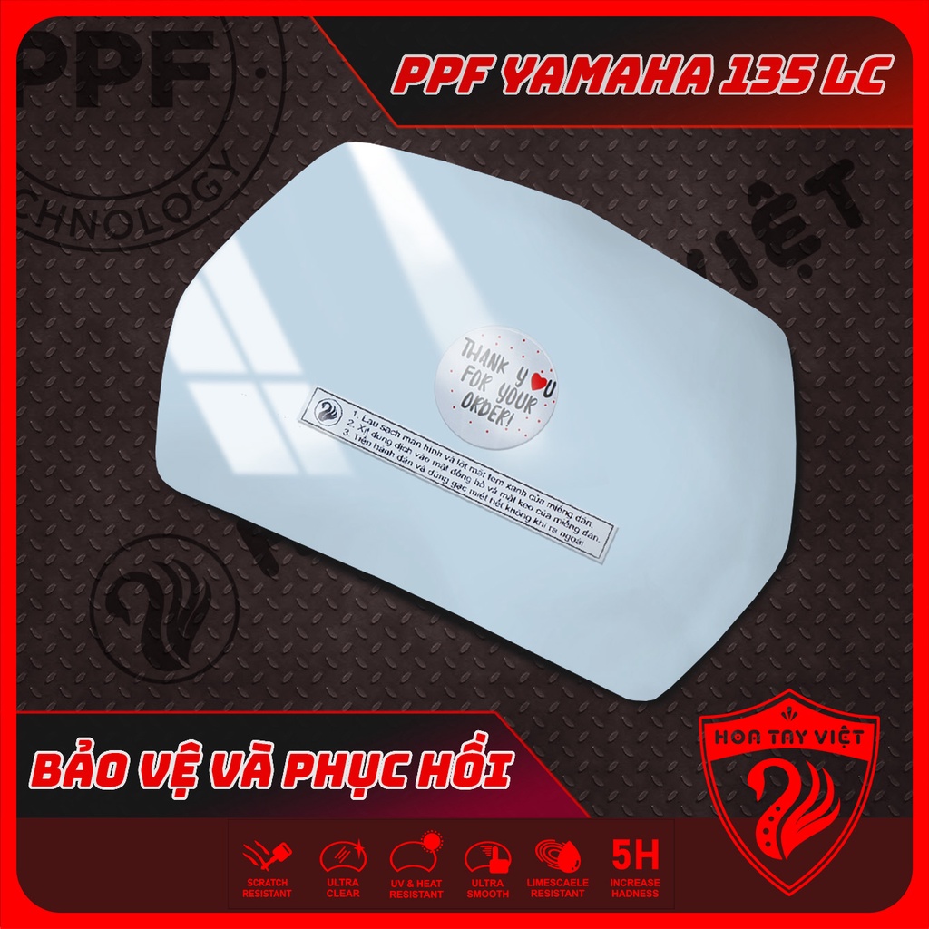 YAMAHA 135 LC FI | Miếng dán bảo vệ mặt đồng hồ xe yamaha 135 lc
