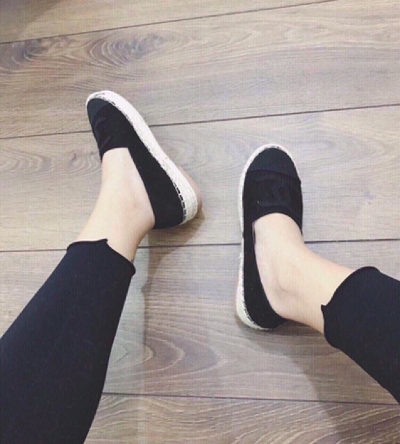 ] GIÀY SLIP ON DA LỘN CHỮ X ĐẾ CÓI | BigBuy360 - bigbuy360.vn