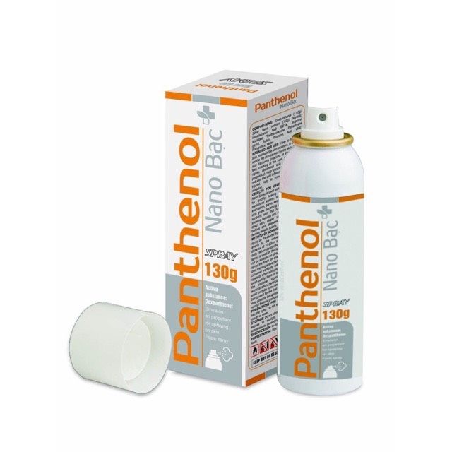 Panthenol xịt mát da chống hăm, chống nắng, bỏng da