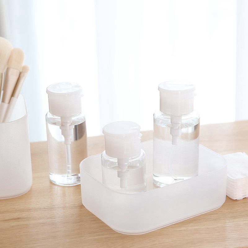 Bình Nhựa Rỗng Dạng Nhấn Đựng Dung Dịch Mỹ Phẩm 100ml 150ml 200ml