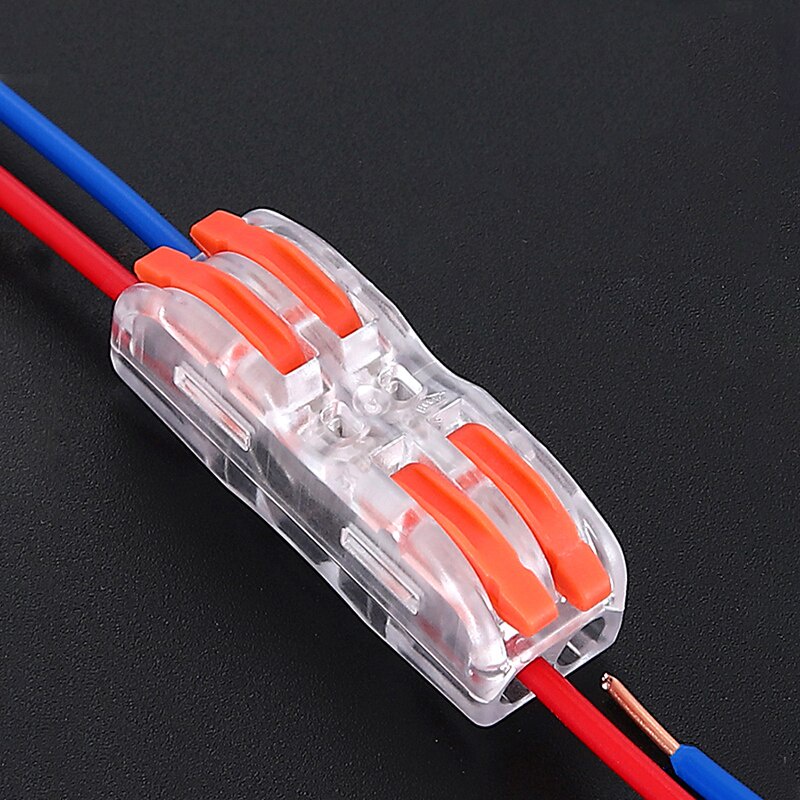 Set 10 Đầu Nối Dây Điện Nhanh Chóng Loại Nhấn Một Hai Ba1234 Trong Một 1234