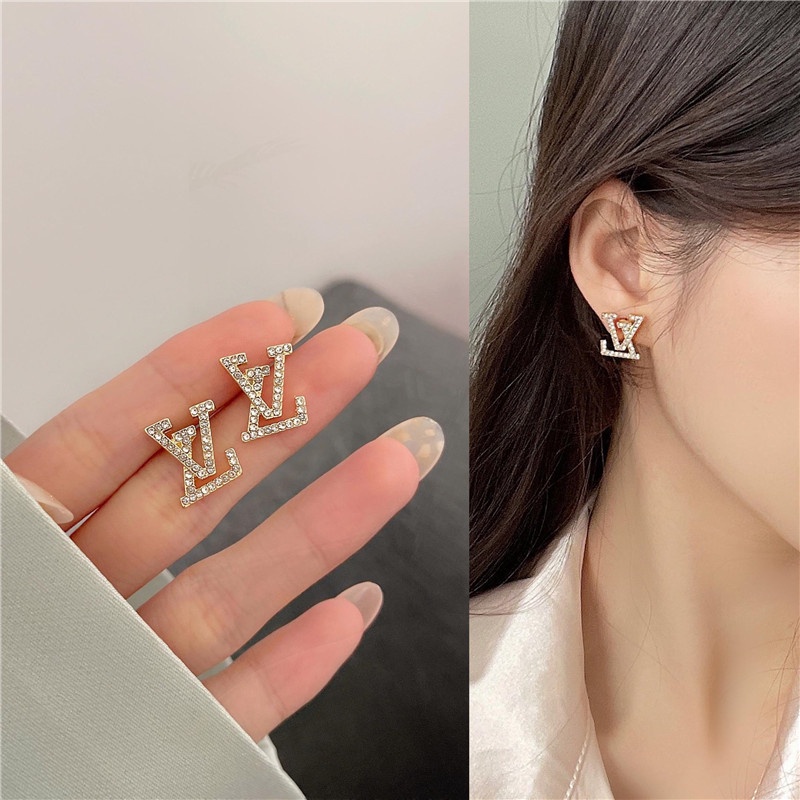 Bông Tai Mạ Bạc 925 Thiết Kế Xinh Xắn Thời Trang Cho Nữ