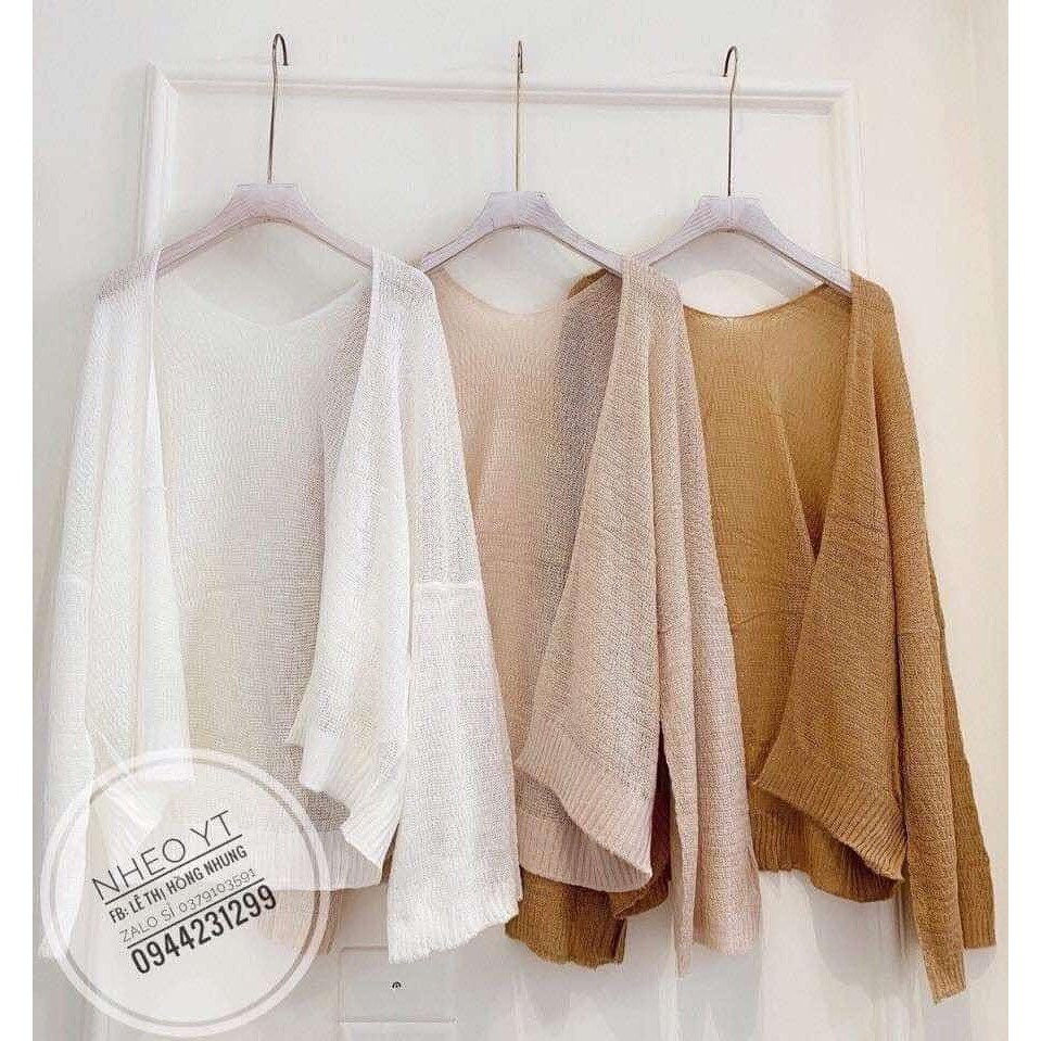 [Mã FASHION10KP giảm 10K đơn 50K] Áo khoác len mỏng . | BigBuy360 - bigbuy360.vn