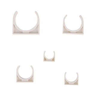 2 Cái 20 / 25 / 32 / 40 / 50mm Ống PVC Kẹp Ống Nước Hỗ Trợ Kết Nối Chân Đế