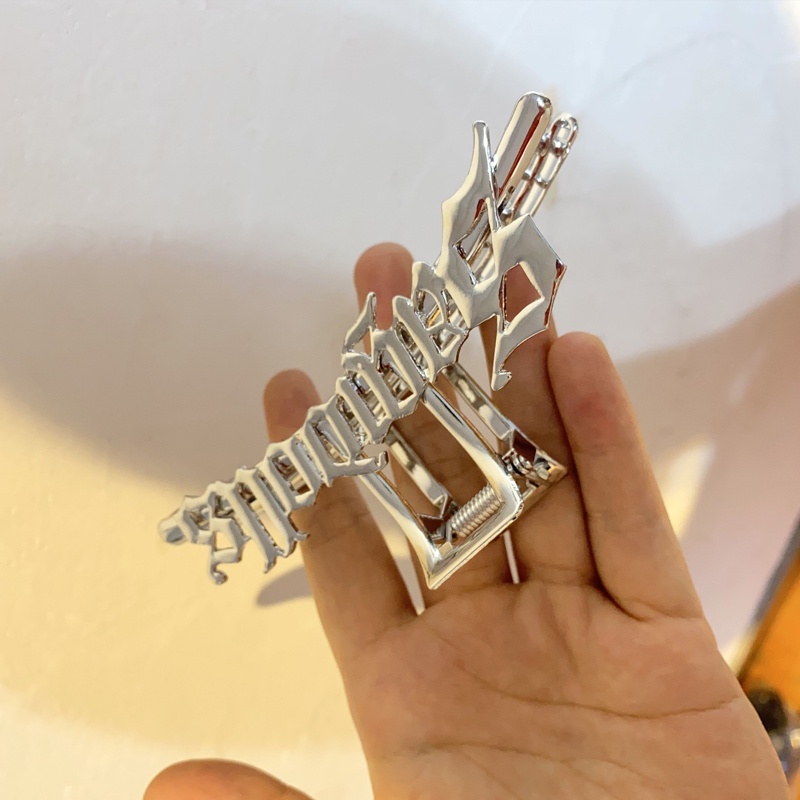 Kẹp Tóc Hình Cá Mập Bằng Kim Loại Thời Trang Đường Phố Cho Nữ