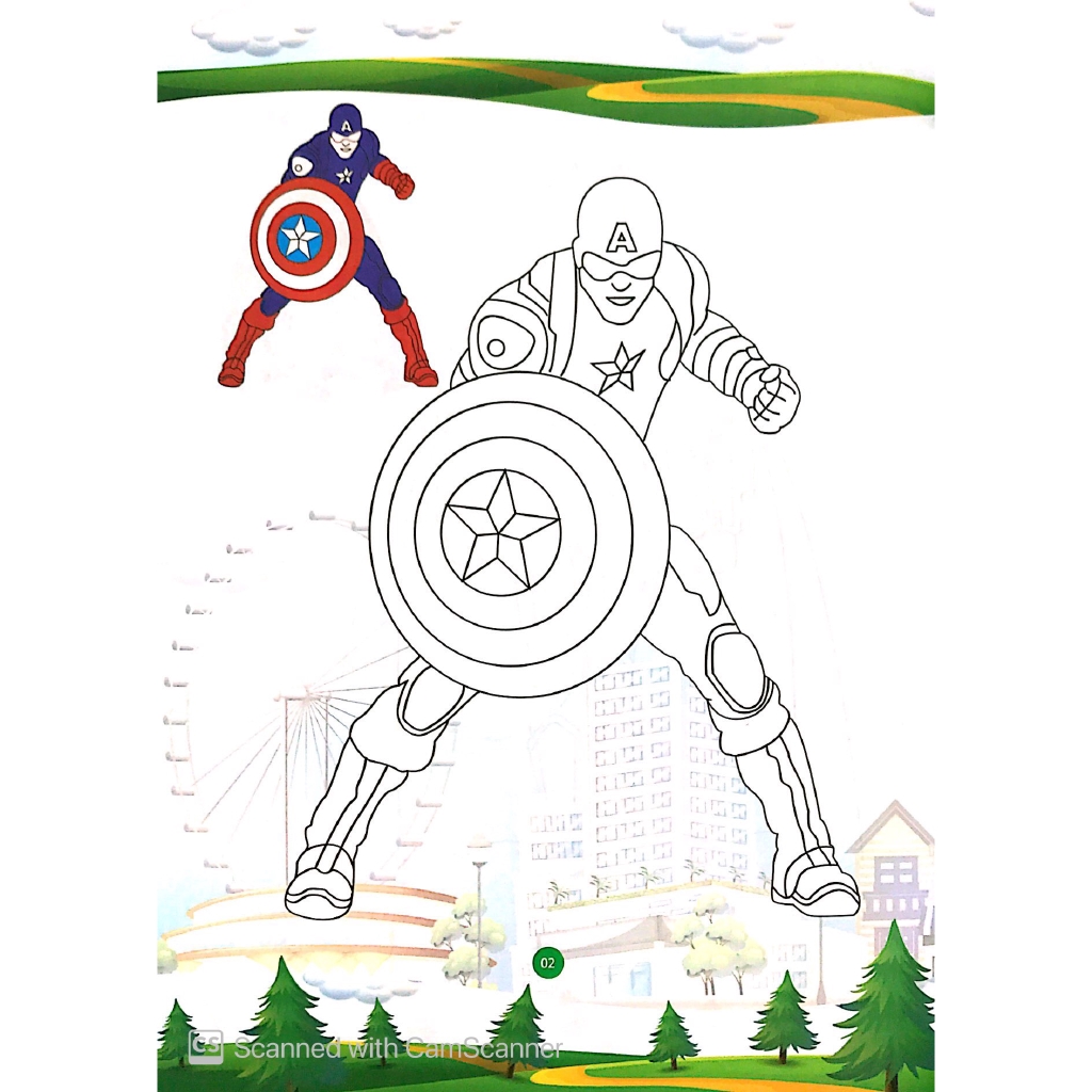 Sách - Bé Tô Màu Siêu Anh Hùng