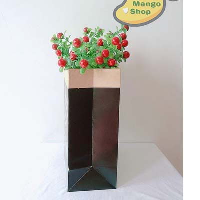 Túi giấy Kraft I MISS YOU nhiều màu trang trí chụp ảnh ( túi giấy decor cửa hàng, chụp ảnh lookbook )