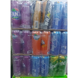 1 Thùng 28 LON Nước Ngọt đủ vị FANTA