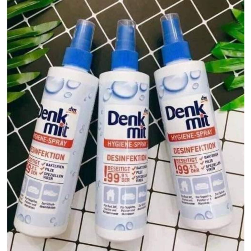 Xịt diệt khuẩn, khử trùng không khí Denkmit 250ml - Shop Dalavii